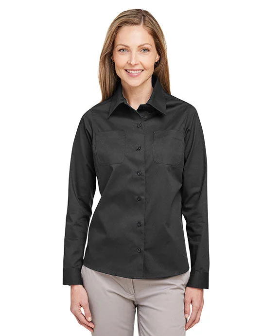Light Dressing M585LW - Harriton Ladies Advantage IL Long-Sleeve Workshirt | Dark Charcoal Light Dressing M585LW - Harriton Ladies Advantage IL Long-Sleeve Workshirt | Dark Charcoal