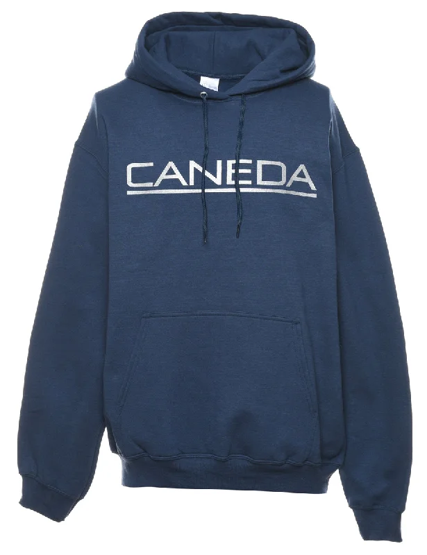 Luxe Comfort Caneda Printed Hoodie - L