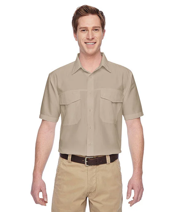 Warm Comfort M580 - Harriton Mens Key West Short-Sleeve Performance Staff Shirt | Khaki Warm Comfort M580 - Harriton Mens Key West Short-Sleeve Performance Staff Shirt | Khaki
