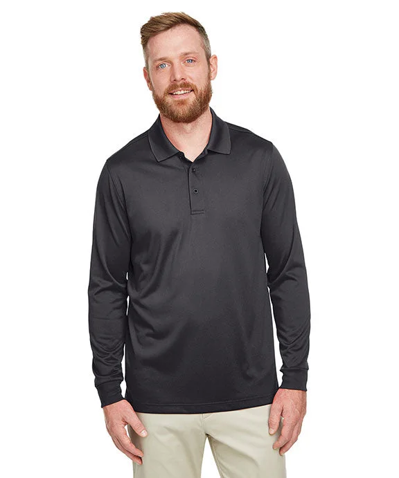 Easygoing Outfits M348LT - Harriton Mens Tall Advantage Long Sleeve Snag Protection Plus IL Polo Shirt | Dark Charcoal Easygoing Outfits M348LT - Harriton Mens Tall Advantage Long Sleeve Snag Protection Plus IL Polo Shirt | Dark Charcoal