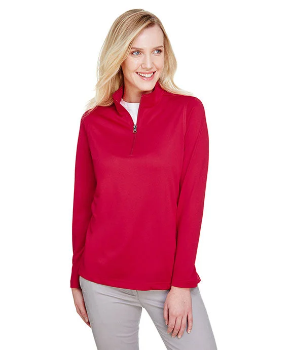 Stylish Casuals M748W - Harriton Ladies Advantage Snag Protection Plus Quarter-Zip | Red Stylish Casuals M748W - Harriton Ladies Advantage Snag Protection Plus Quarter-Zip | Red