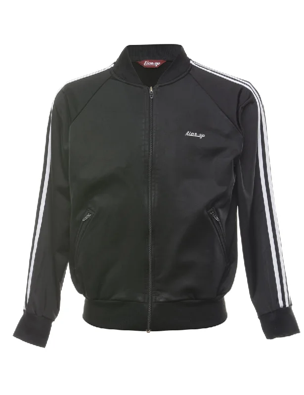 Comfortable Design Black Track Top - M