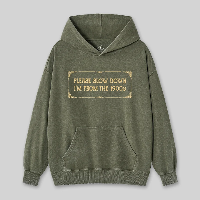 Warm Chic Outfits From the 1900s Washed Hoodie