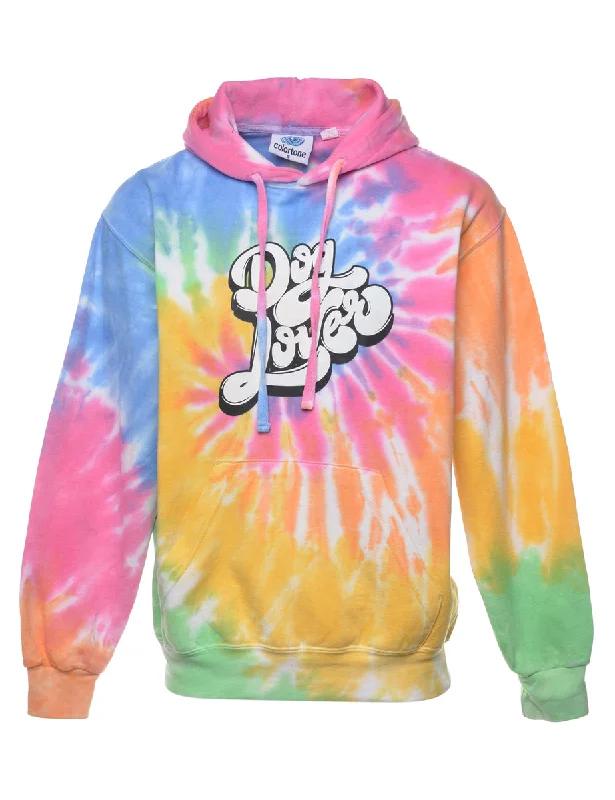 Lounge Chic Tie-dye Hoodie - S