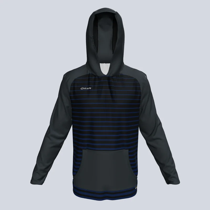 Sporty Elegance Long Sleeve Lightweight Fuse Hoodie w/pocket