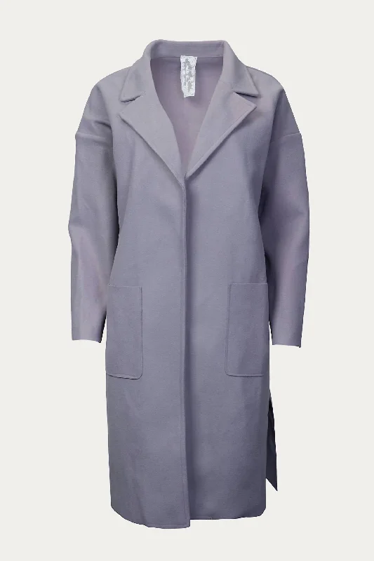 All Along Open-Front Coat In Lavender