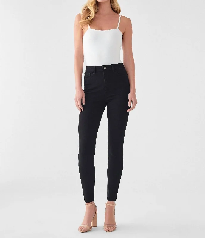 Chrissy Ultra High Rise Ankle Skinny Jeans In Hopper