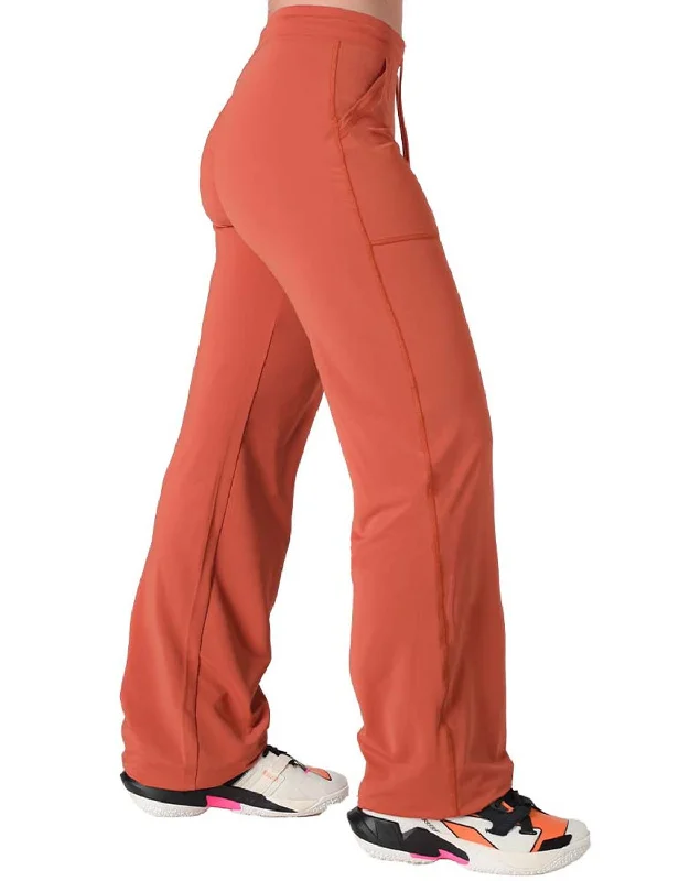 Cowgirl Tuff Womens Breathe Instant UPF Rust Nylon Lounge Pants