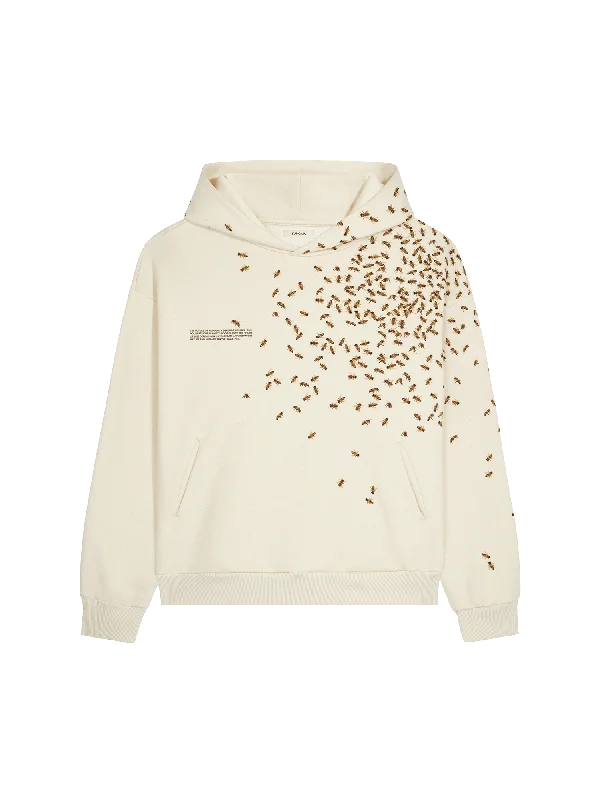 Mens Bee The Change Hoodie—undyed