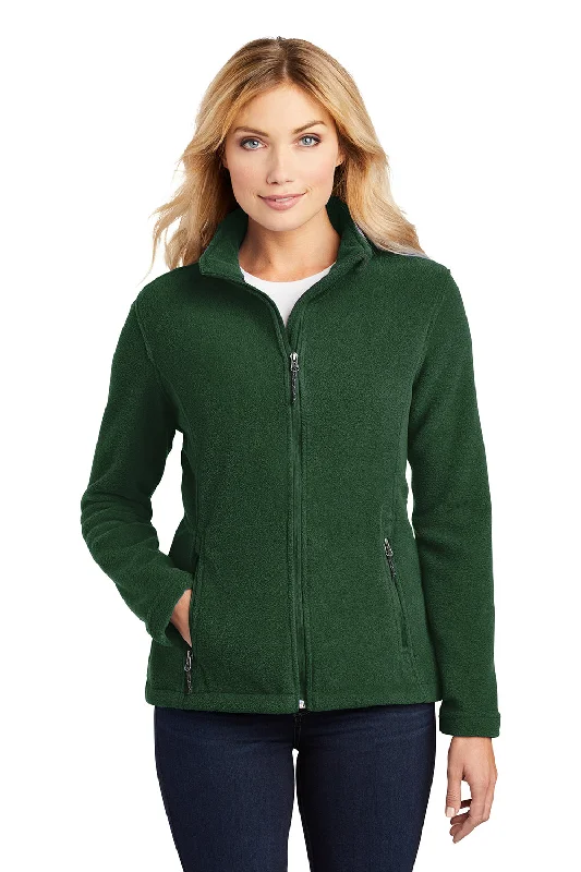 Port Authority Womens Full Zip Fleece Jacket - Forest Green