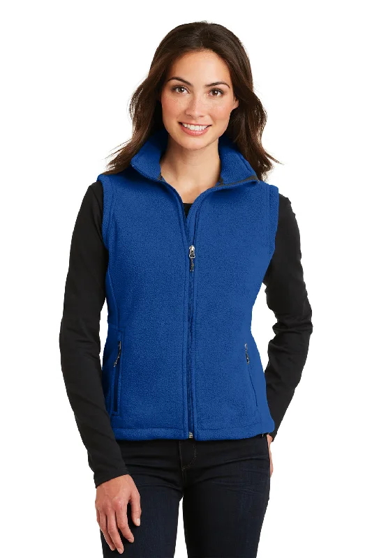 Port Authority Womens Full Zip Fleece Vest - True Royal Blue