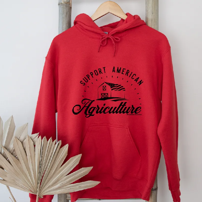 Support American Agriculture Hoodie (S-3XL) Unisex - Multiple Colors!