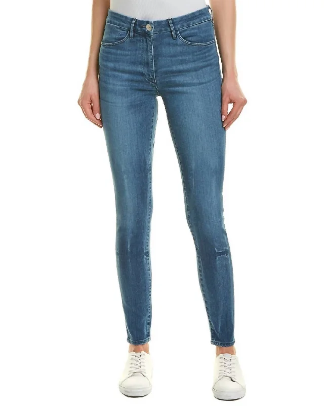 Women's W3 Channel Seam Helena Skinny Jeans In Blue