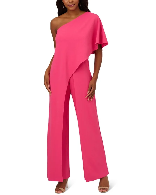 Adrianna Papell One Shoulder Jumpsuit