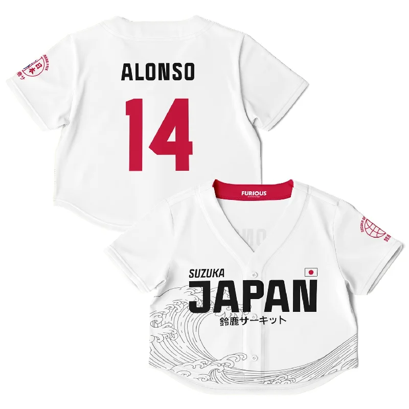 Alonso - Suzuka "Great Wave" Crop Top