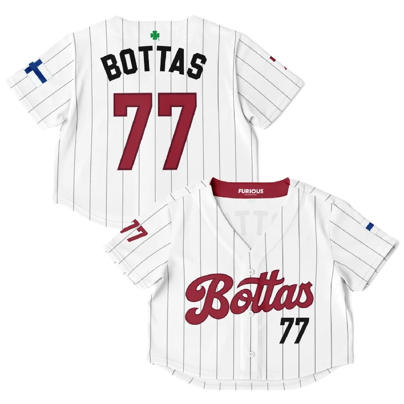 Bottas - White VB77 Crop Top Jersey