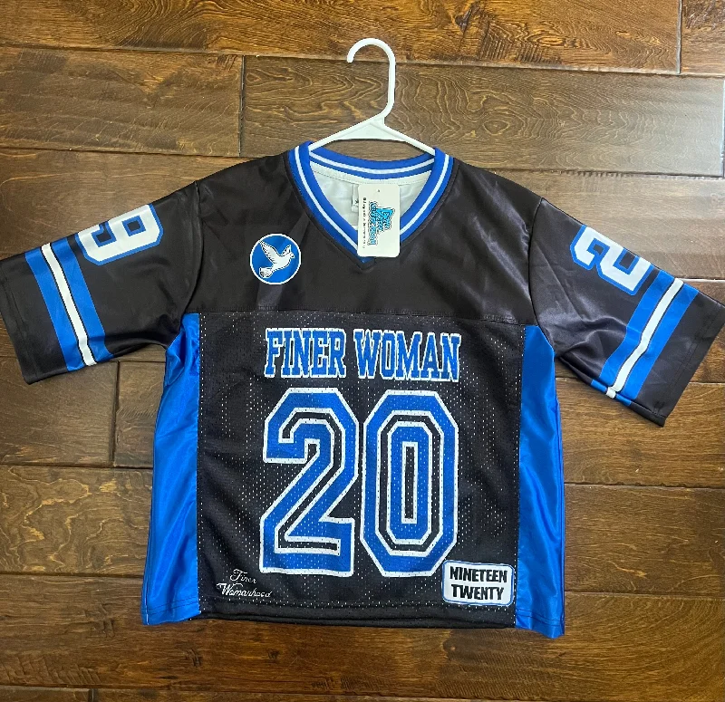 Finer Woman Cropped Football Jersey Pre-Order