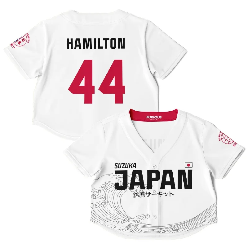 Hamilton - Suzuka "Great Wave" Crop Top