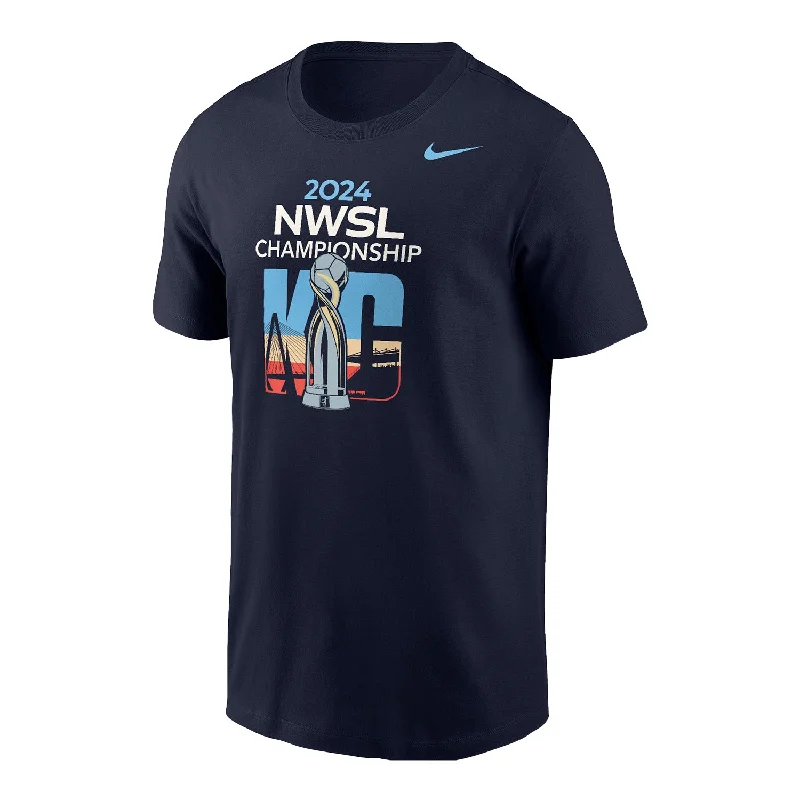 Unisex Nike 2024 NWSL Championship Navy Tee