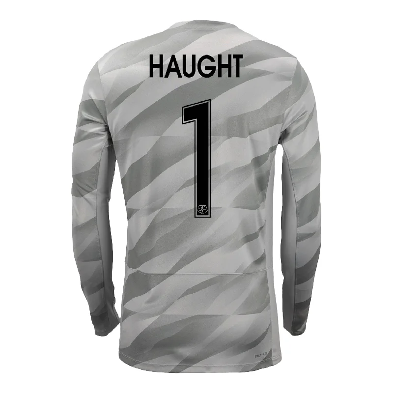 Unisex Nike 2024 Utah Royals FC Mandy Haught Replica Grey Goalkeeper Jersey