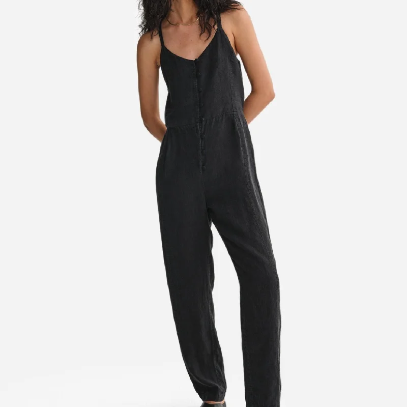 Organic Linen Tank Jumpsuit