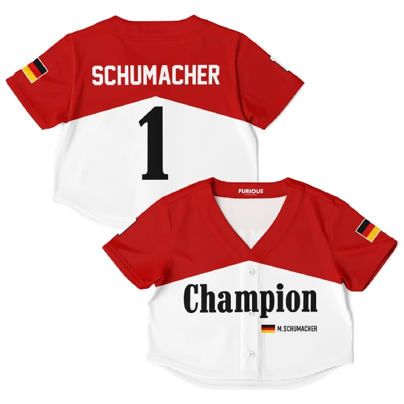 Schumacher - Iconic Livery Crop Top Jersey