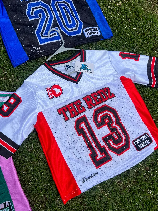 The Redz Cropped Football Jersey Pre-Order