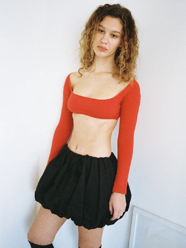 El Tigre Chiquito Crop Top - Tomate